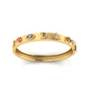 Regine Custom Bangle in 14K Yellow Gold