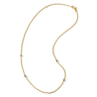 18K Yellow Gold 4 Barrel Necklace