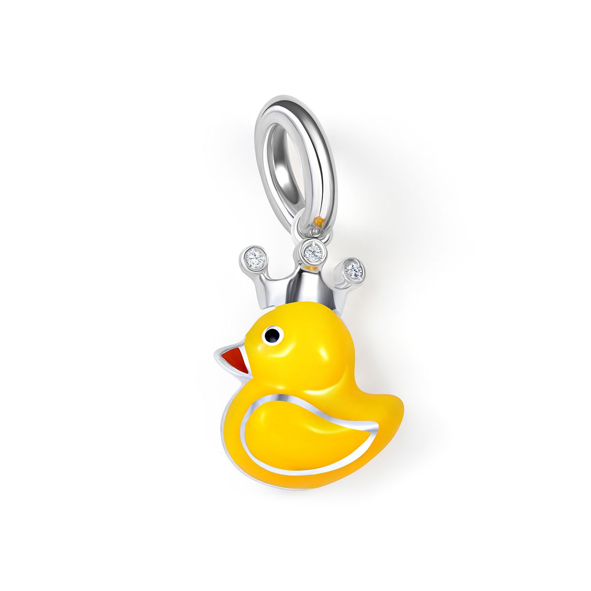 Rubber Duckie with Crown