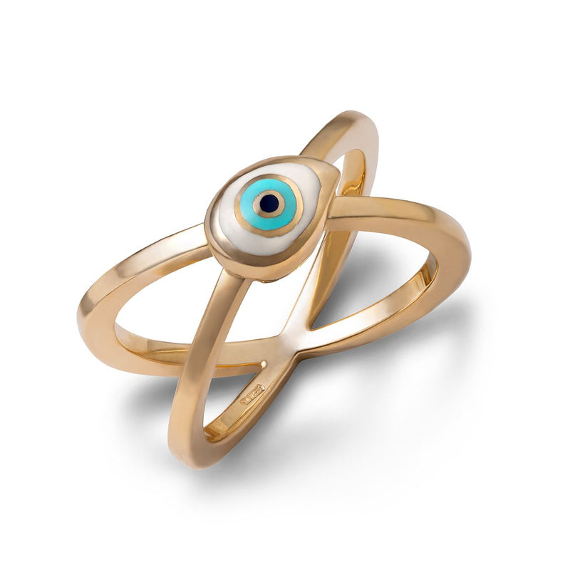 Criss Cross Eye Ring