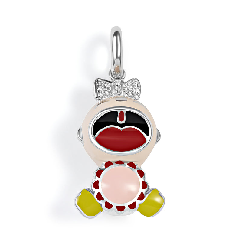 Crying Baby Girl Charm