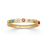 Julianna Custom Bangle in 14K Yellow Gold