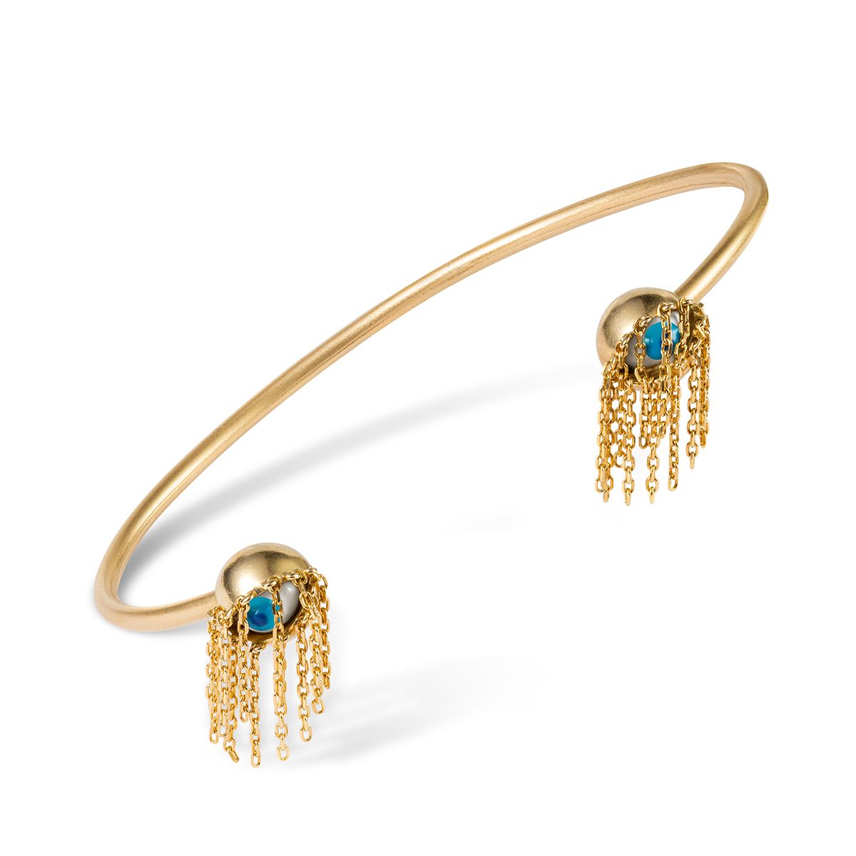 Shoosha Fringe Eye Cuff