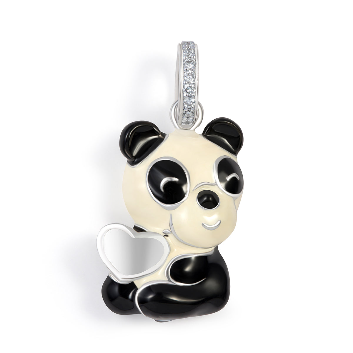 Panda Holding Heart