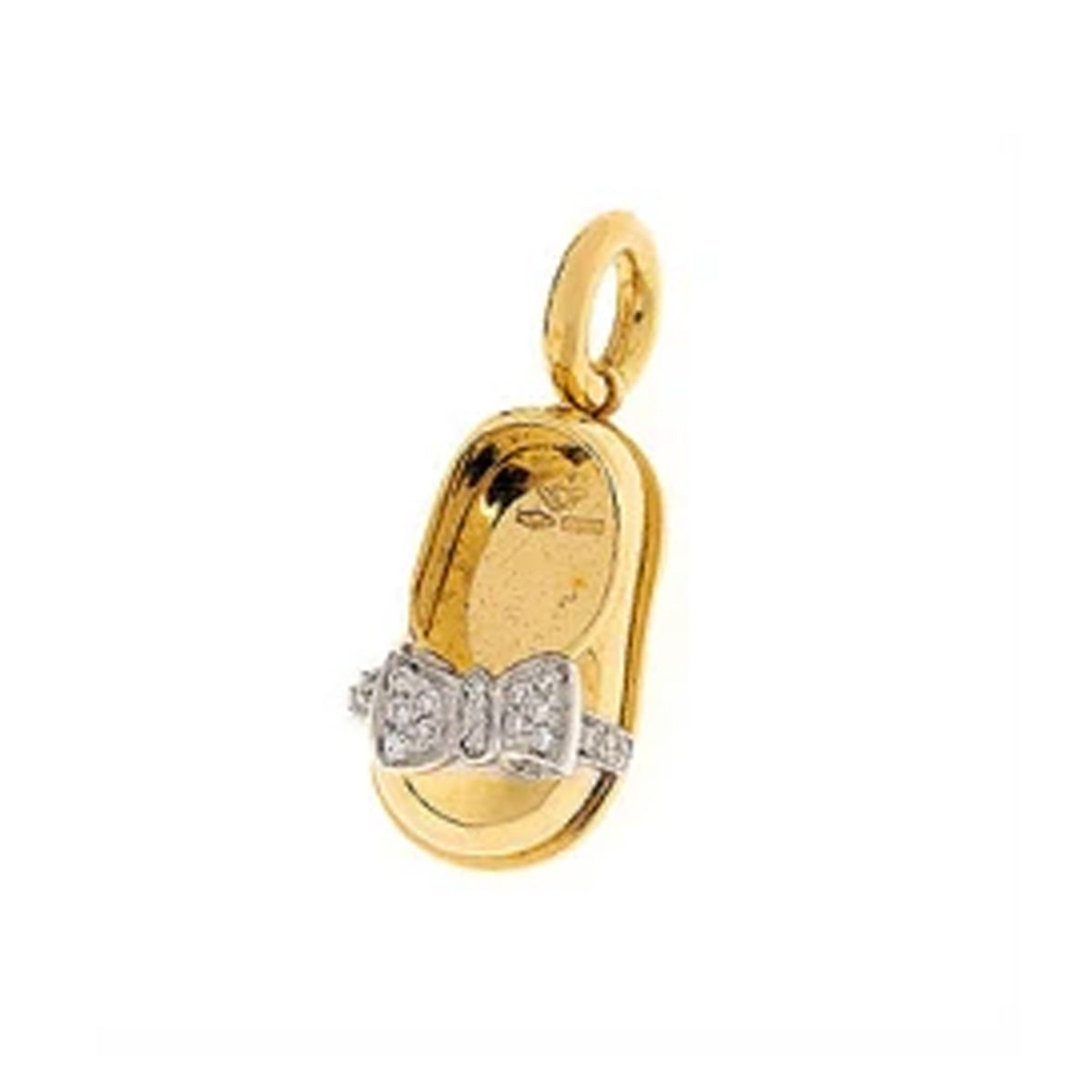 18K Yellow Gold Baby Shoe Charm - Pre Order – AB CORP