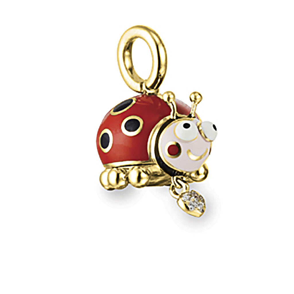 3D Ladybug Charm 4-6 Week Delivery